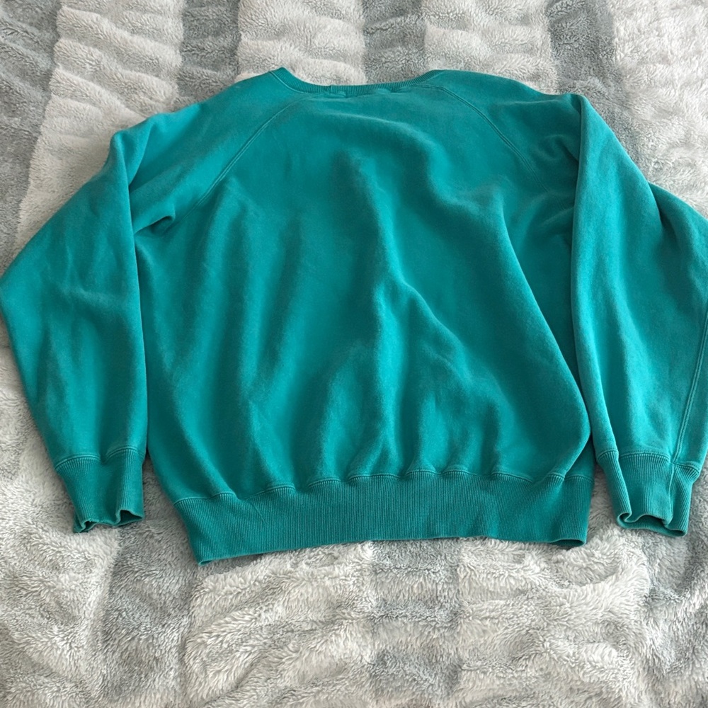 Vintage Polo by Ralph Lauren Turquoise Sweatshirt - Picture 4 of 5